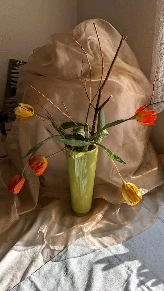 ♥️ Arrangement Frühling Vase Deko Schaufenster Bäckereiauflösung in Dresden