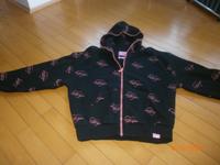 Review Damen Hoodie Sweatshirt Jacke schwarz rosa Gr. M oversize Dortmund - Holzen Vorschau