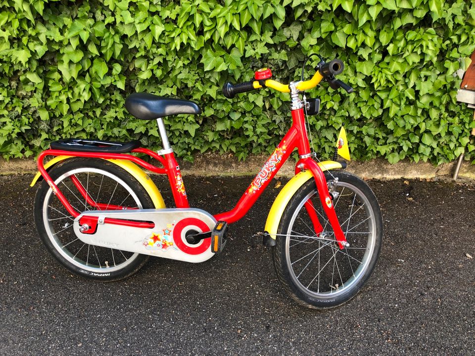 PUKY Fahrrad Z8 / Kinderfahrrad rot/gelb 18 Zoll in Langenau