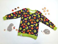 handmade Sweatshirt Kinder Unisex Mädchen Junge Blätter Gr. 98 Thüringen - Sonneberg Vorschau