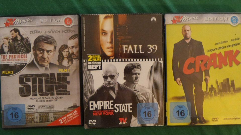 >ACTION THRILLER DVD Film EMPIRE STATE FALL39 STONE PROTOCOL Niro in Jena