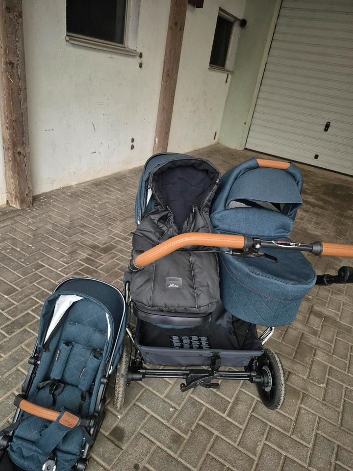 Hartan two select Zwillingswagen oder Geschwisterkinderwagen in Aidhausen