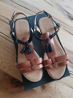 Marc o Polo Sandalen Sandaletten Leder Jesus Römer Gr. 7 1/2 Bayern - Simbach Vorschau