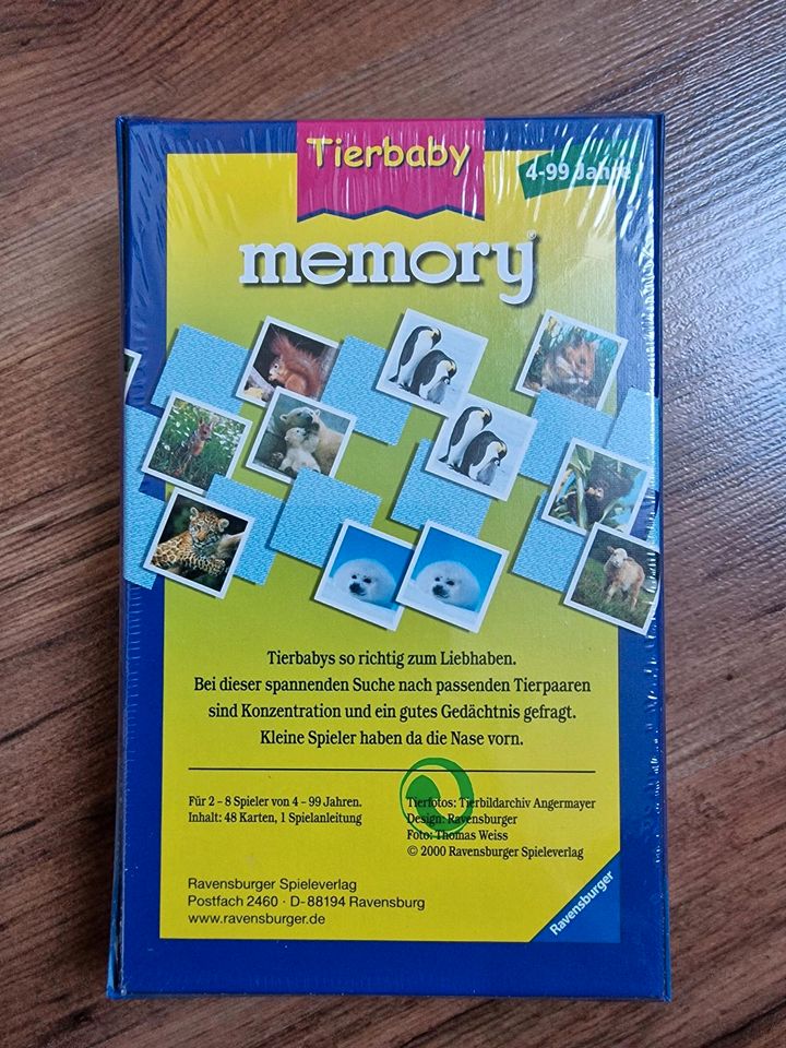 Memory Tierbabys -Ravensburger Neu in Wachau