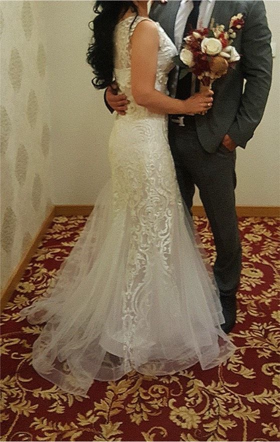 Hochzeitskleid, Meerjungfrauenkleid, Elegantes Kleid in Wolfhagen 