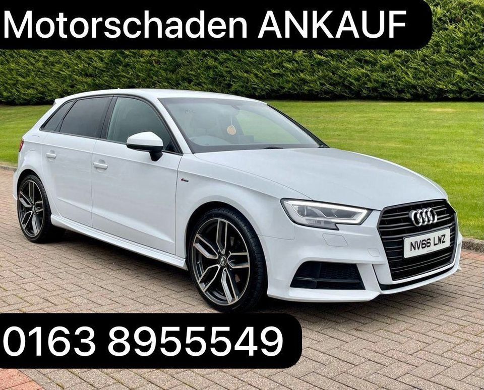 Motorschaden Ankauf Audi A1 A3 A4 A5 A6 A7 TT S Line Cabrio in Bremerhaven