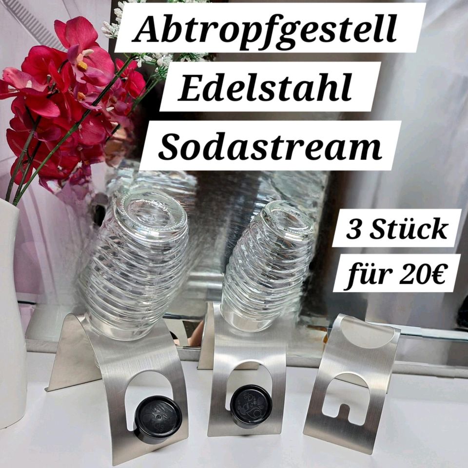 SodaStream Abtropfständer Abtropfgestell inkl. Deckelhalterung in Kirchhain