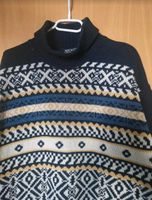 46 48 Schurwolle Mix Norweger Pullover Rollkragen blau weiß gelb Hamburg-Mitte - Hamburg Altstadt Vorschau