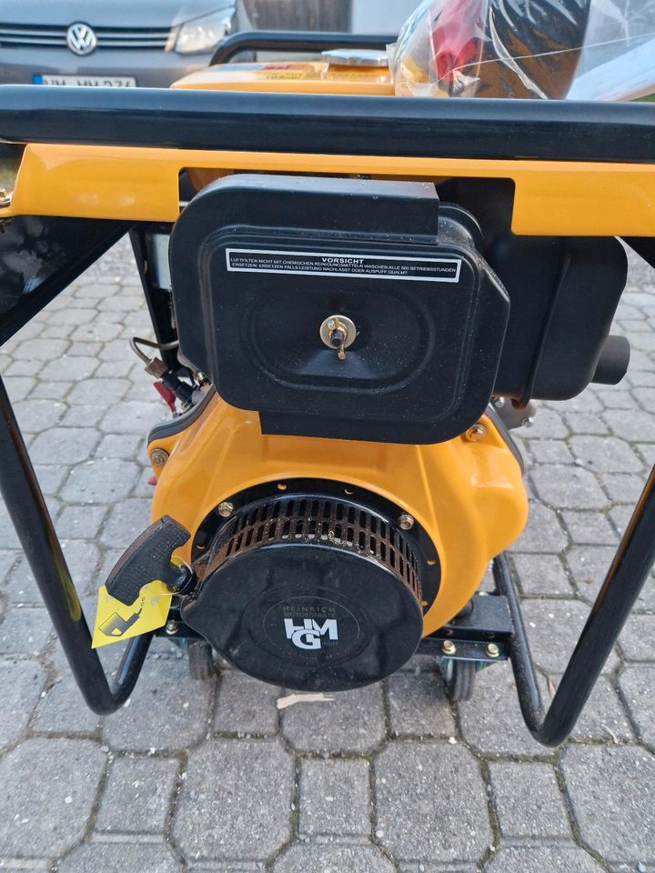 Notstromaggregat Diesel 5500 Watt / 3phasig / 1phasig / 50Hz in Böbing