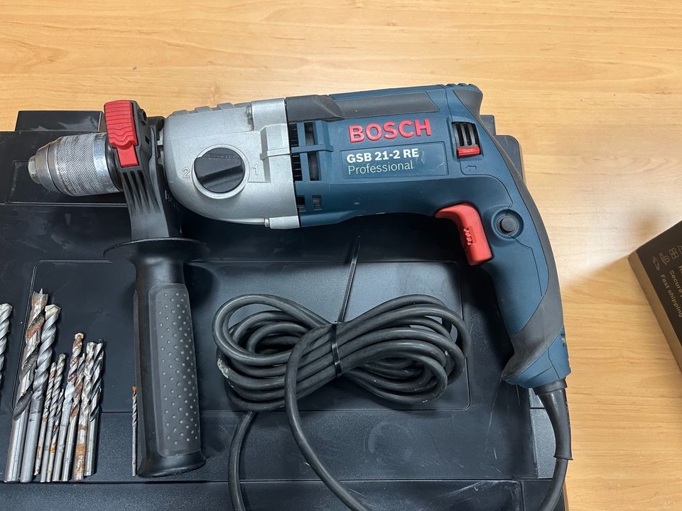 Bosch GSB 21-2 RE Schlagbhrmaschine im Koffer+Bohrer in Berlin