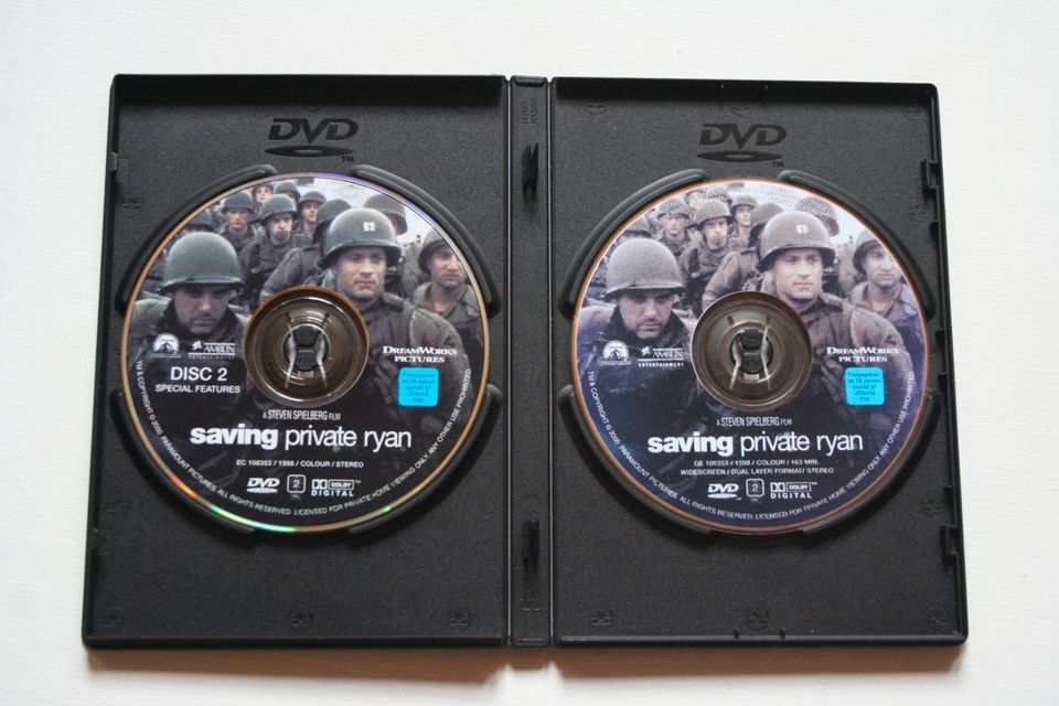 DVD Der Soldat JAMES RYAN Tom Hanks WWII 2. Weltkrieg Overlord in Schweitenkirchen