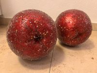 2  Äpfel Glitzer groß Weihnachten Deko Baden-Württemberg - Ludwigsburg Vorschau