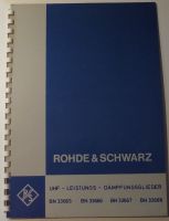 Rohde & Schwarz VHF / UHF Filterkreis Hannover - Vahrenwald-List Vorschau