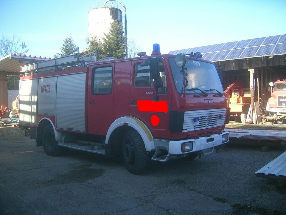 LKW, Mercedes Benz TLF 16-25, 1222F, Feuerwehr, in Irmannsweiler