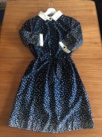 Barlieon Vintage Kleid xs blau weiß gepunktet Düsseldorf - Eller Vorschau