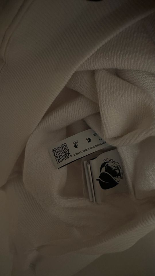 Off-White Hoodie White / Weiß / XL in Stuttgart