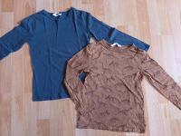 Set: 2x dünne Langarmshirts / Longsleeve, H&M, Größe 122/128, Baden-Württemberg - Boxberg Vorschau