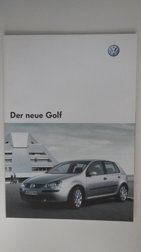 VW Golf V Prospekt mit Preisliste in Haren (Ems)