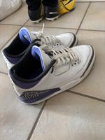 Jordan 3 Retro Dark Iris Gr. 44 weis/ lila Hessen - Fulda Vorschau