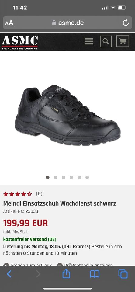 Meindl Einsatzschuh Gore-Tex in Bornheim