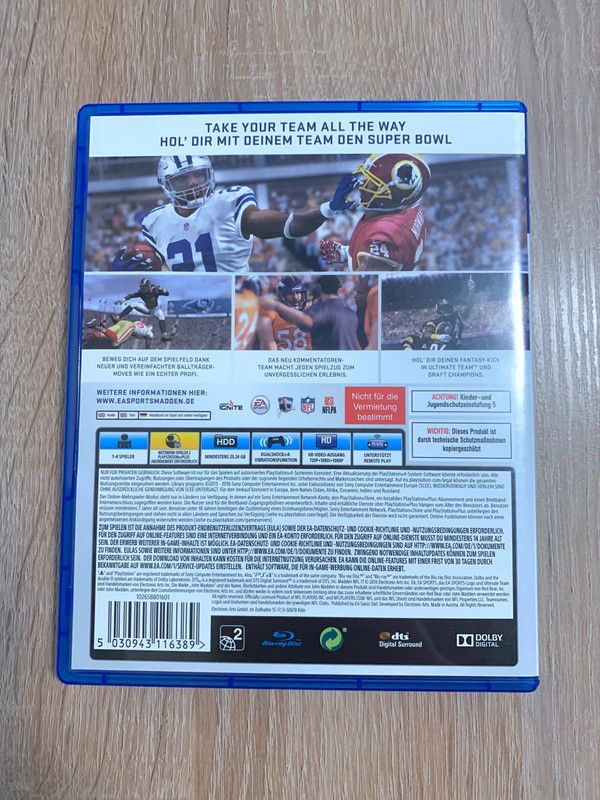 Playstation PS4 Madden NFL 17 in Mülheim (Ruhr)