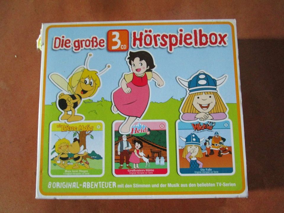 Hörspiel-CDs Biene Maja, Wickie, Heidi, Das kleine Gespenst, etc. in Isenbüttel