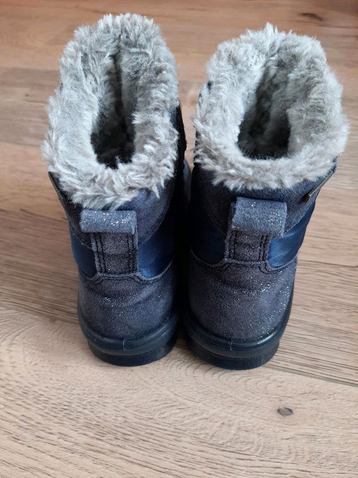 Dunkelblaue Winterstiefel mit Glitzer, Größe 26, Superfit in Sonthofen