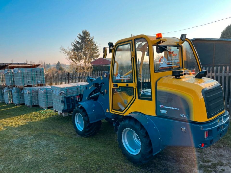 Vermietung Radlader/Hoflader Eurotrac W13 Mieten 2 T Hubkraft in Ponitz