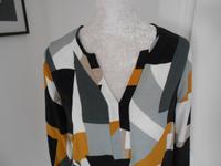 GINA LAURA Tunika Bluse - Größe 40 - Schwarz/Beige/Grau/Grün/Weiß Niedersachsen - Heidenau Vorschau