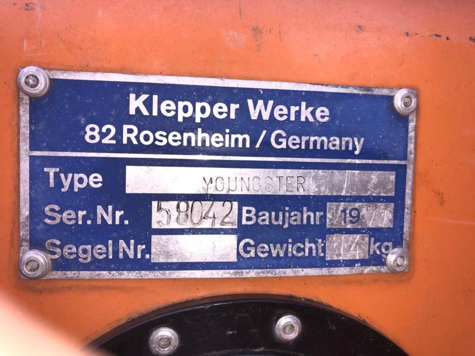 Jolle Segelboot Klepper Youngster - Klassiker in Hamburg