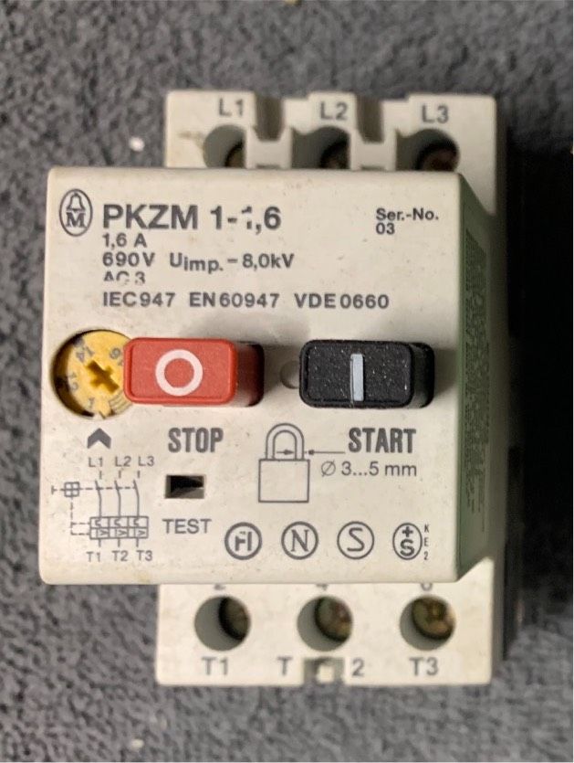 PKZM 1-1,6 Klöckner Moeller Motorschutzschalter in Hockenheim