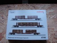 Märklin 47176  Rungenwagen-Set Holztransport   TOP ZUSTAND Nordrhein-Westfalen - Enger Vorschau