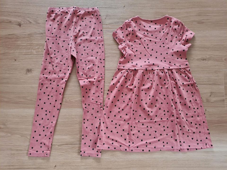 Kleid und Leggings h&m im Set 134 in Stelle