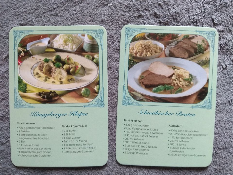 Geheimnisse der Landhausküche- Rezeptkarten in Asbach