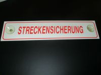 STRECKENSICHERUNGSCHILD mit 2 Saugern Nordrhein-Westfalen - Arnsberg Vorschau