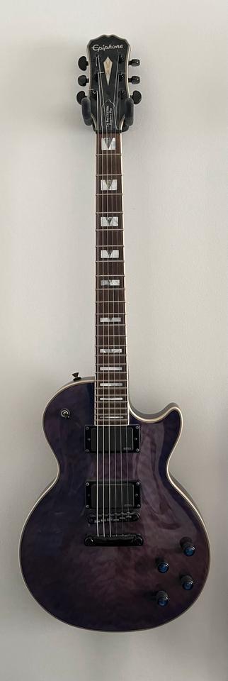 Epiphone Les Paul Custom Prophecy Plus in Midnight Sapphire in Hamburg