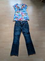 !WIE NEU! Damen Outfit; Jeans mit Oberteil (bonbrix) Gr. 40 Bayern - Donauwörth Vorschau