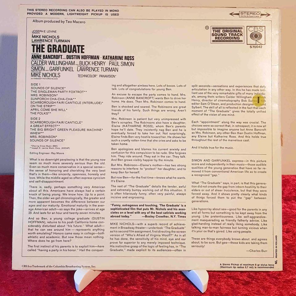 Simon & Garfunkel - The Graduate | Folk Rock (Vinyl Schallplatte) in Steinborn