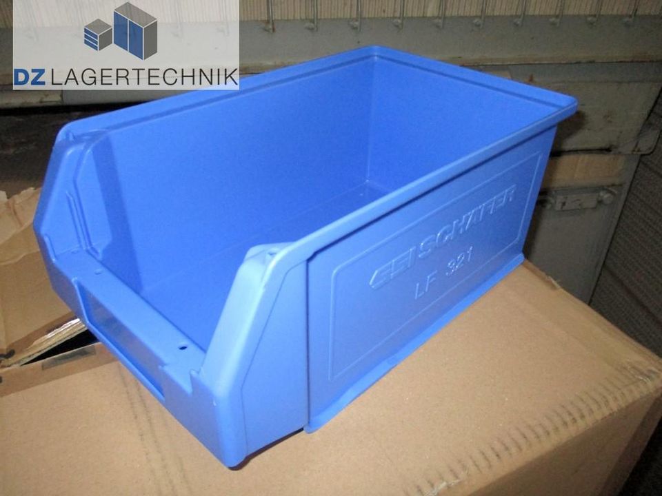 Sichtlagerkiste LF 321 10 St. blau SSI Schäfer Neuware Kasten Box in Burbach