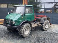 Unimog 406 mit Glogger Doppelseilwinde Kipperbrücke Seilwinde TÜV Bayern - Friedenfels Vorschau