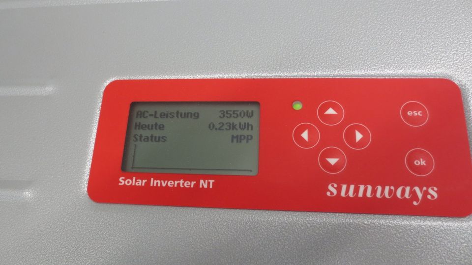 Sunways NT 12000 Photovoltaik Wechselrichter 1 Jahr Garantie in Minden