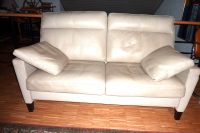 Ledersofa Walter Knoll 2-Sitzer hohes Rückenteil beige Mod. Henry Baden-Württemberg - Böblingen Vorschau