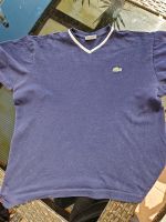 Lacoste, T- Shirt für Herren Gr. M, V- Ausschnitt, blau Sachsen - Liebschützberg Vorschau