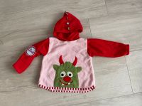 Etsy Fleece Hoodie Gr 110 warm dawanda rosa drache Monster Nordrhein-Westfalen - Beckum Vorschau