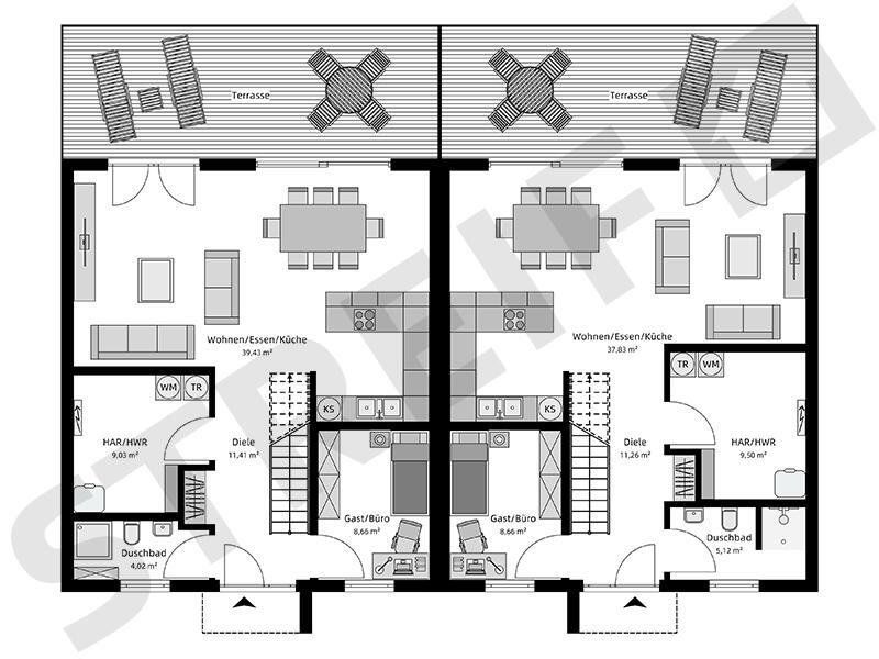 STREIF Haus Baupartner für DHH inkl.GRUNDSTÜCK gesucht!!! Grabenstätt am Chiemsee!! in Grabenstätt