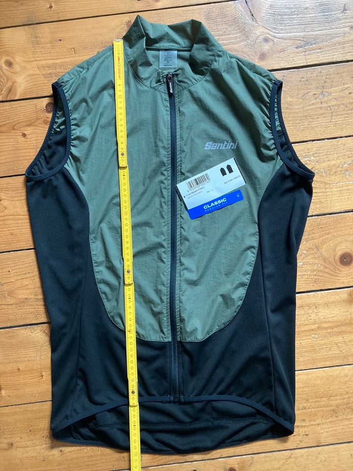 Santini Gravel Trail Vest Windweste Fahrradweste neuwertig NP79€ in Gehrden