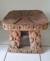 Afrikanischer ❤️Bamileke❤️ Holz Hocker 32x30x30cm Hessen - Oberursel (Taunus) Vorschau