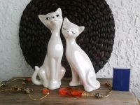 LOVE CATS Katzen-Paar 19+17cm Katzen 70er Jahre Deko Mid Century Rheinland-Pfalz - Wissen Vorschau