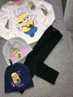 Minions ✔️ süßes Set 4 Teile Shirt, Leggings & 2 Mützen in 116 Bayern - Glonn Vorschau