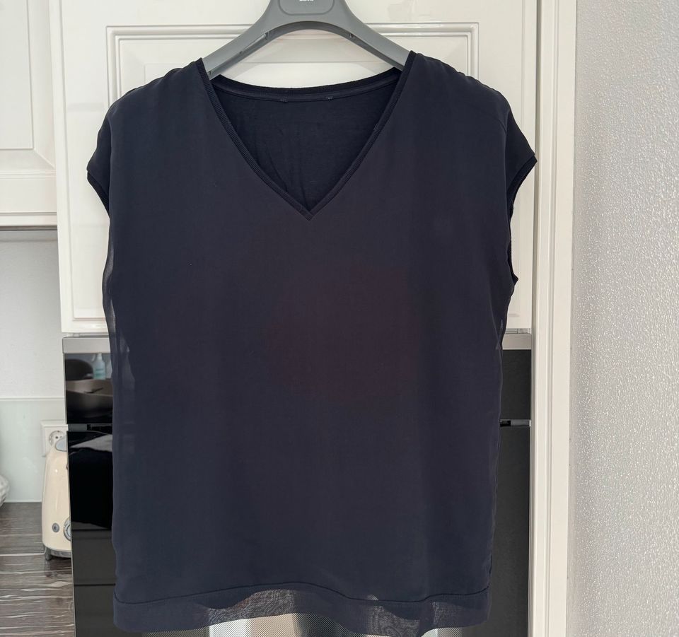 Viskose Shirt marine von Laurél 40 blau in Kirchheim unter Teck